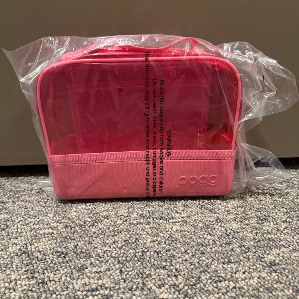 Bogg She's a Beauty! - Watermelon pink cosmetic bag NWT NIB